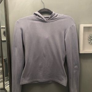 Susana Monaco Stretchy Hoodie S powdery blue/ lavender